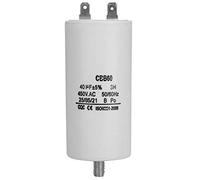 CBB60 Capacitor, 40uf Motor Run Capacitor, 450V Frequency 50/60Hz Start Motor Running Capacitor Capacitor for Washing Machine