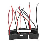 CBB61 1UF 1.2UF 1.5UF 2UF 2.5UF 3UF 3.5UF 4UF 4.5UF Starting Capacitance AC Fan Capacitor 450V CBB electronic starter Run Capacitor MQXFCZUX(CBB61-0.8UF-5PCS)