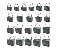 CBB61 450V 1uF~6uF Terminal Ceiling Fan electronic starter Running Rectangle Capacitor CZAOINCU(1.5uF)