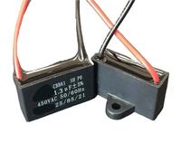 CBB61 450V 1uF~6uF Terminal Ceiling Fan Motor Running Rectangle Capacitor
