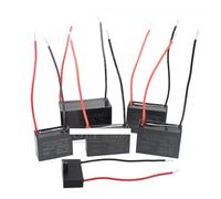 CBB61 AC Fan Capacitor 450V CBB Run Capacitor 0.8UF 1UF 1.2UF 1.5UF 1.8UF 2UF 2.5UF 3UF 3.5UF 4UF 20UF BIANMTSW(CBB61 6UF)