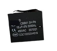 CBB61 fan start capacitor 20UF 15UF Terminal Ceiling Fan electronic starter Running Rectangle Capacitor(20UF)