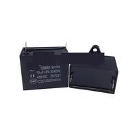 CBB61 Start Capacitor 450V 1 1.2 1.5 1.8 2 2.5 3 3.5 4 4.5 5 6 8 1012UF Air Conditioner External Fan electronic starter Run Capacitor 2Pin CZAOINCU(12UF 50x25x35mm)