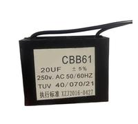 CBB61 Starting Capacitor 250V 20UF 1/2/5PCS(250V 20UF 5pcs)