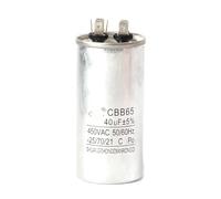CBB65 450V AC electronic starter Capacitor Air Conditioner Compressor Start Capacitor 20uF 25uF 30uF 35uF 40uF 45uF 50uF 55uF 60uF 70uF 80uF AUOQKQUT(80UF)
