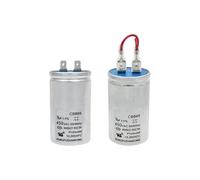 CBB65 Automatic Washing Machine Starting Capacitor 450V 9UF Explosion proof Aluminum Shell Single Insert/With Wire(9UF Single Insert)