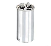 CBB65 Dual Run Capacitor 40+5uF 440V AC Motor Start Unit for HVAC Refrigeration, Wide Temp -40 to 85C, Compact Metal Case, Silver(45UF)