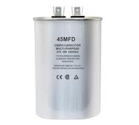 CBB65 Oval Run Capacitor, 450VAC 5-80 uf/MFD 50/60Hz Oval Start Capacitor - Very Suitable for Air Conditioning, Fan Capacitor, Etc. (45 uf)