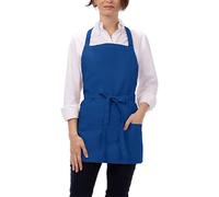 CBBEONRN Unisex Bistro Server Apron Cooking Aprons for Kitchen Cooking Restaurant BBQ Painting CraftingBlue,One Size