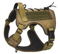 CBBPET Tactical Dog Harness for Small Medium Large Dogs No Pull Adjustable Harness Training Easy Control Pet Vest,Reflective Working Training