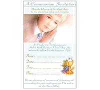 CBC 1st Holy Communion Invitations Pk 12 Blue Boy