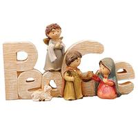 CBC Christmas Nativity Peace Plaque Holy Family Jesus in a Manger & Star