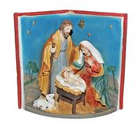 CBC Distributors Christmas Nativity/Holy Family Resin 3D Book Ornament