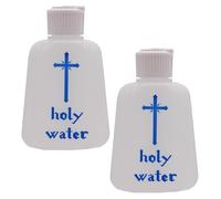 CBC Distributors Holy Water Bottle 150ml Reusable Empty Plastic Dispenser with Easy Flip Sprinkle Top (2)