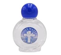 CBC Distributors Holy Water Bottle 50ml Reusable Empty Plastic Dispenser with Cross and Dove Motif Screw Top (2)