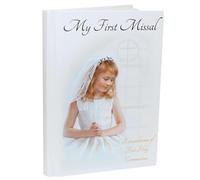 CBC Distributors My First Missal Book Holy Communion Prayers Hardback Cover (Girl 4241)