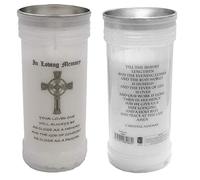 CBC Distributors Pillar Candle In Holder In Loving Memory Close as a Memory