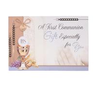 CBC First Holy Communion Money Wallet with Envelope and Gold Foil Detail