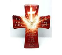 CBC Gifts of the Holy Spirit Decorative Ceramic Cross