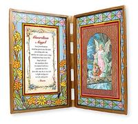 CBC Guardian Angel Prayer and Photo in a Stained Glass Plaque