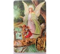 CBC Guardian Angel Prayer Card Credit Card Size, Multicoloured, Medium