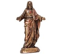 CBC Sacred Heart of Jesus 9cm Bronze Resin Statue