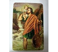 CBC St Christopher Card Motorist Prayer Credit Card Size