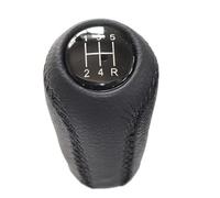 CBCLOPKLCU Car Gear Shift Knob Head Cover Shifter Lever Stick Leather for Mazda 5 (CW) 2010-2021 Manual Lever Handball 5/6 Speed Car Shift Knobs Suitable(5 Speed Black)