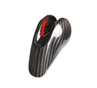 CBCLOPKLCU for Macan for Panamera Boxter 719 911 Carbon Fiber Car Gear Shift Knob Cover Sticker Auto Interior Accessories Decals Car Shift Knobs Suitable(B)