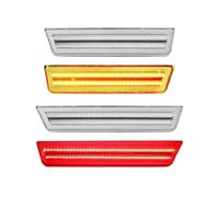CBCLOPKLCU Indicator Bulb Side Marker Lights Compatible with Dodge For Challenger 2008-2014 Front Red Rear Fender Reflector Indicator