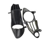 CBCLOPKLCU Lamp Mask Headlight Motorcycle Headlight Cover For YZF R1 For YZF-R1 For YZFR1 2009-2014 2010 2011 2012 2013 Black ABS Headlamp Front Cowl Fork Mount