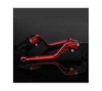 CBCLOPKLCU Motorcycle Short Brake Clutch Levers Brake for YFM 700 for Raptor 700R 2008-2017 2018 2019 2020 Short Long Adjustable Motorcycle Brake Clutch Levers Handle Grip( Red)