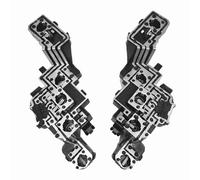 CBCLOPKLCU Tail Light 2Pcs Auto Rear Left Right Tail Lamp for Peugeot 307 for Hatchback 2008-2013 Board (Black)