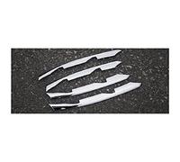 CBCLOPKLCU Tail Light Car Tail Wing For A4 B9 2017 Spoiler Styling Fog Lamps Cover Grille Slats Lights Stickers Decorative Strips Auto Accessories(2)