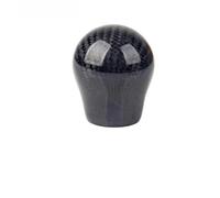 CBCLOPKLCU Universal Carbon Fiber Gear Shift Knob Head Shifter Handle for Cruze for Forte Baojun Verna for Fiesta Car Interior Accessories Car Shift Knobs Suitable(Black)