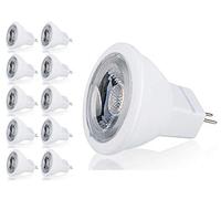 CBConcept UL-Listed MR11 GU4.0 LED Light Bulbs, 10-Pack, 2 Watt, Dimmable 230 Lumen, Warm White 3000K, 36° Beam Angle, 12 Volt, 20W Halogen Bulbs Equivalent,Landscape/Accent/Recessed/Track Lighting
