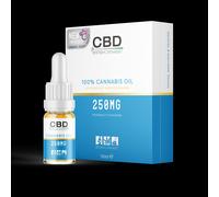 CBD by BRITISH CANNABIS 100% Cannabis Oil (250mg) 10ml in Gold CBD by BRITISH CANNABIS Gold
