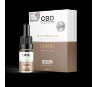 CBD by BRITISH CANNABIS 100% RAW Cannabis Oil (1000mg) 10ml in Brown CBD by BRITISH CANNABIS Brown