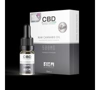 CBD by BRITISH CANNABIS 100% RAW Cannabis Oil (500mg) 10ml in Brown CBD by BRITISH CANNABIS Brown
