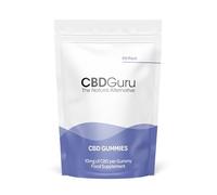CBD Guru CBD Gummies 10mg - Broad Spectrum CBD Gummy Bears, Mixed Fruit Flavour, 60 Gummies, 600mg Total CBD - Food Supplement