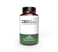 CBD Guru CBD Gummies 20mg 60 Pack - Mixed Fruit Flavour Broad Spectrum CBD Gummy Bears for Sleep & Anxiety Support, 1200mg Total CBD