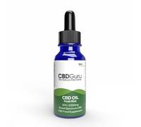 CBD Guru CBD Oil Drops 2000mg 10ml - Fresh Mint Flavour Broad Spectrum CBD 20% for Sleep & Anxiety Support