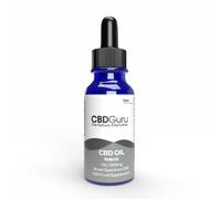 CBD Guru CBD Oil 500mg - 2.5mg CBD per Drop, Broad Spectrum CBD Oil, Natural Flavour, Vegan, 10ml - Food Supplement (18+)