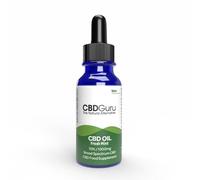 CBD Guru CBD Oil Drops 1000mg 10ml - Fresh Mint Flavour Broad Spectrum CBD 10% for Sleep & Anxiety Support(Packaging May Vary)