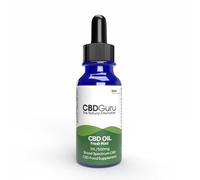 CBD Guru CBD Oil Drops 500mg 5% Fresh Mint - Broad Spectrum CBD Oil with Naturally Sourced MCT Oil, 10ml - Food Supplement (18+)