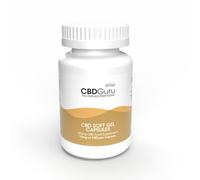 CBD Guru CBD Soft Gel Capsules 10mg Gold Standard THC Free CBD Capsules - 300mg Triple Lab Certified Soft Gels Made with Naturally Grown Ingredients - 30 Pack