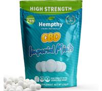 CBD Mints High Strength 1000mg - 20mg x 50 - CBD Mint Sweets, THC Free, Cannabidiol Edible Mints for Anxiety Relief for Adults & Sleep Mints for Adults, Sleep Gummies (HIGH Strength)