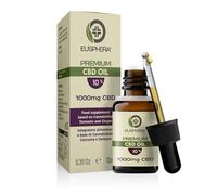 CBD Oil 10% with Turmeric & Ginger - 1000mg Cannabidiol Drops - Eusphera CBD Oil - 10ml