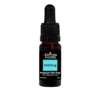 CBD Oil 1000mg - 10ml Bottle (Approx. 185 Drops) - MCT-Derived Supplement - THC-Free - Lab Tested - Vegan & Non-GMO - Natural Flavour