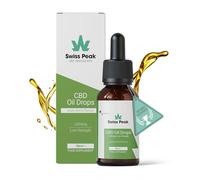 CBD Oil, 1000mg, Apple Flavoured, THC-Free, 30ml, Stress and Sleep Support Flavoured Drops, Vegan, Natural, Non-GMO, Blended with MCT Oil, No THC (up to 3 Months Supply) (30ml)